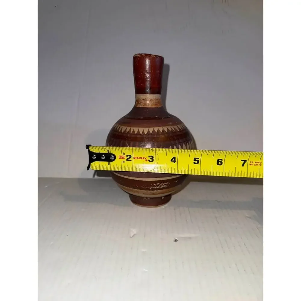 Preowned Tonala Jalisco Canelo Pottery Unsigned 8